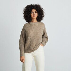 Everlane The Cocoon Crew in Alpaca Grey Base - Size XS
